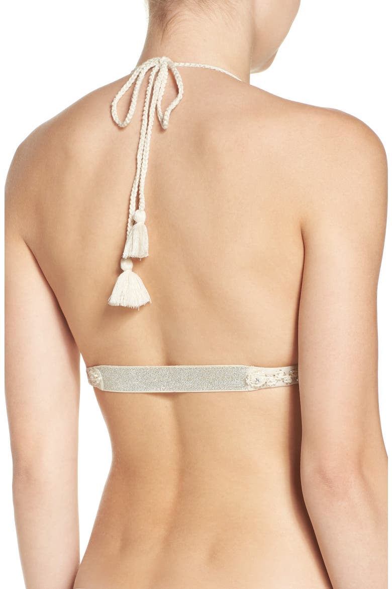 Intimately FP Soumya Halter Bralette, Alternate, color, IVORY