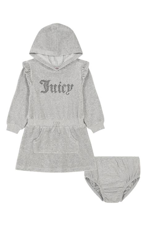 Kids' Velour Hoodie Dress (Little Kid