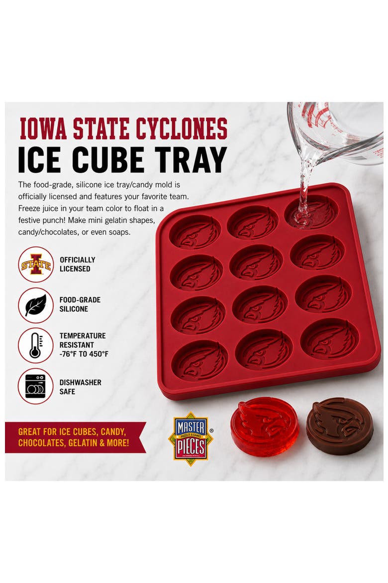 Iowa State Cyclones Ice Cube Tray, Alternate, color, Multicolor