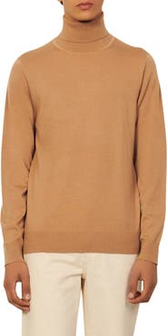 SANDRO Wool Turtleneck Sweater