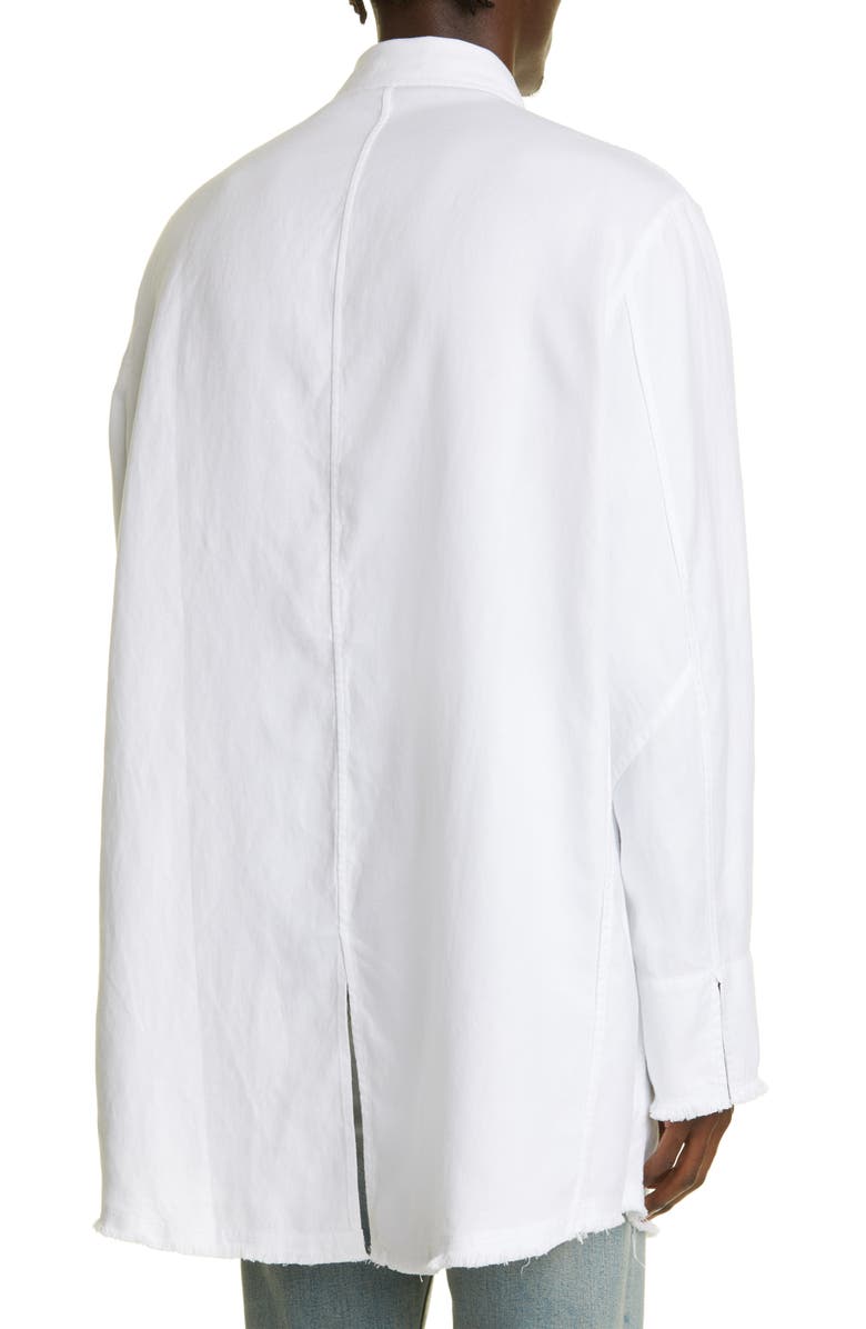 OUR LEGACY Big Welding Oversize Cotton & Hemp Button-Up Shirt, Alternate, color, 