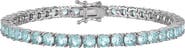 FZN Birthstone Cubic Zirconia Tennis Bracelet
