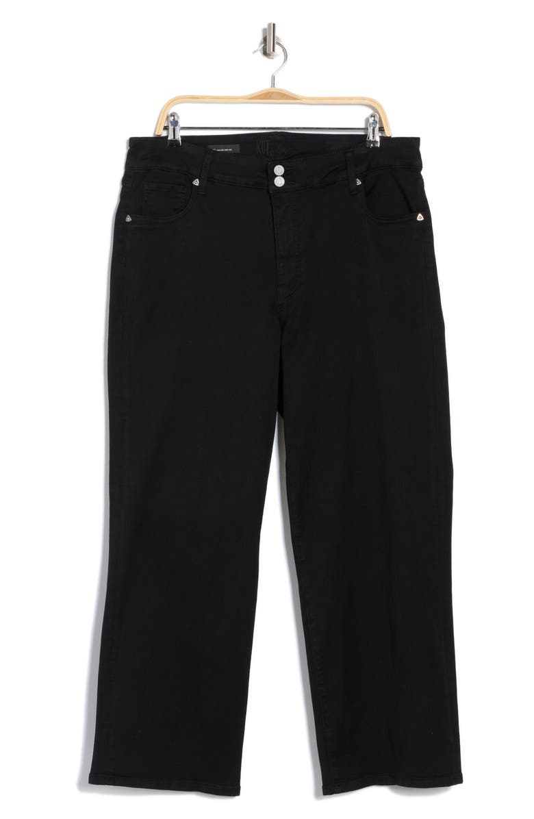 KUT from the Kloth Lucy Double Button Wide Leg Jeans, Alternate, color, Black Jm