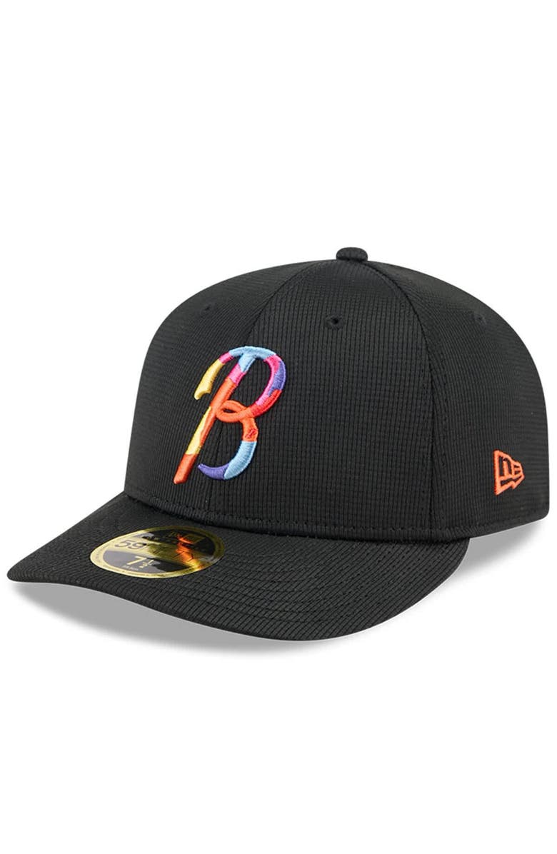New Era Men's New Era Black Baltimore Orioles City Connect Batting Practice Low Profile 59FIFTY Fitted Hat, Alternate, color, Black