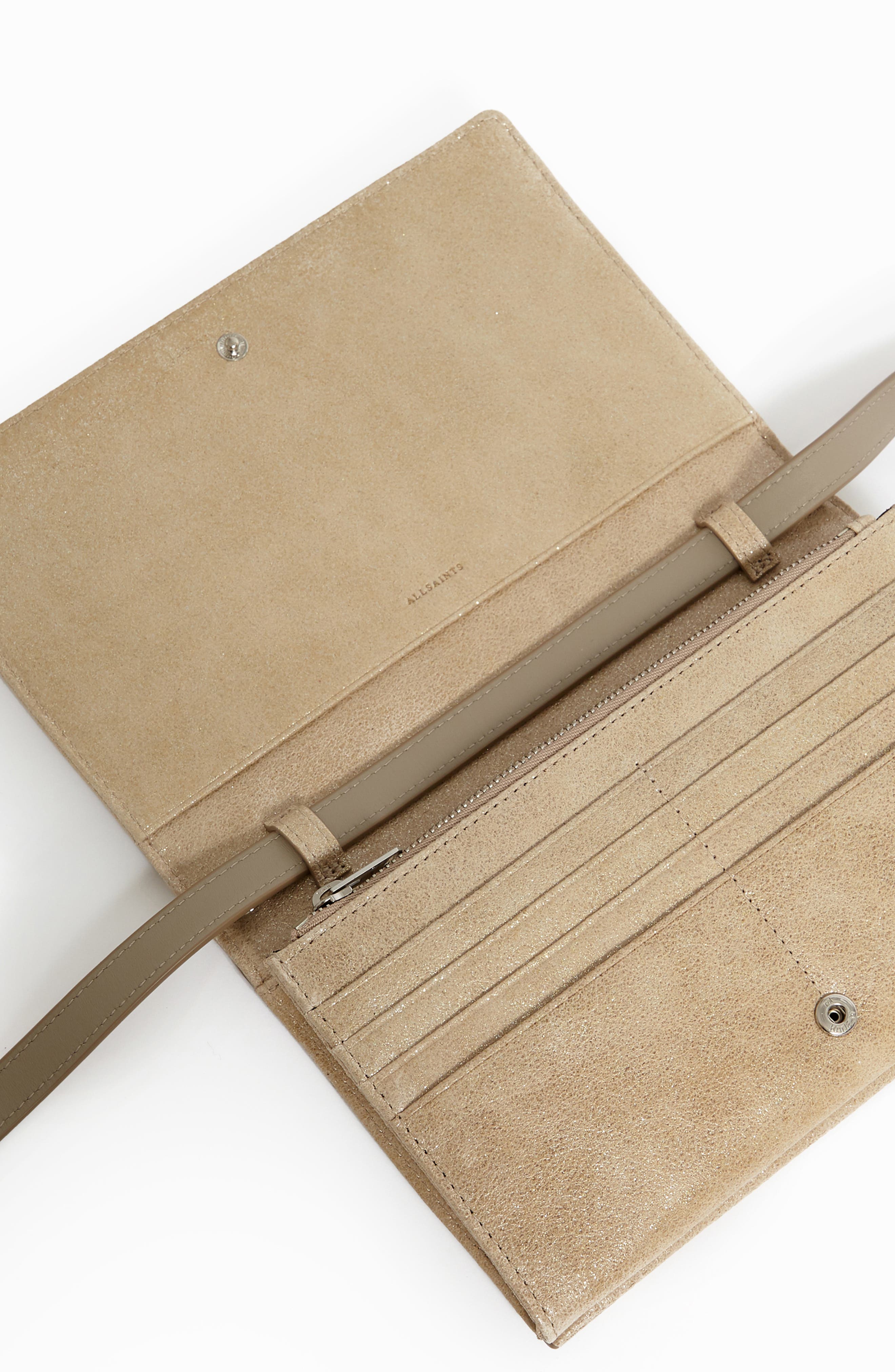Fetch Leather Bag, Alternate, color, GLITTER GOLD