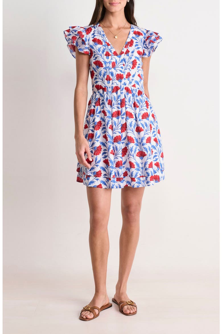 vineyard vines linen pintuck dress Vineyard Vines Kids Flutter Pintuck Dress (Toddler/Little Kid/Big Kid) : 5 Little Kid