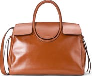 STAUD Maude Leather Carryall Bag