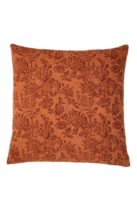 Anjali Cinnamon/Clay Decorative Pillow Cover