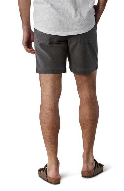The Normal Brand Comfort Terry Utility Shorts In Black