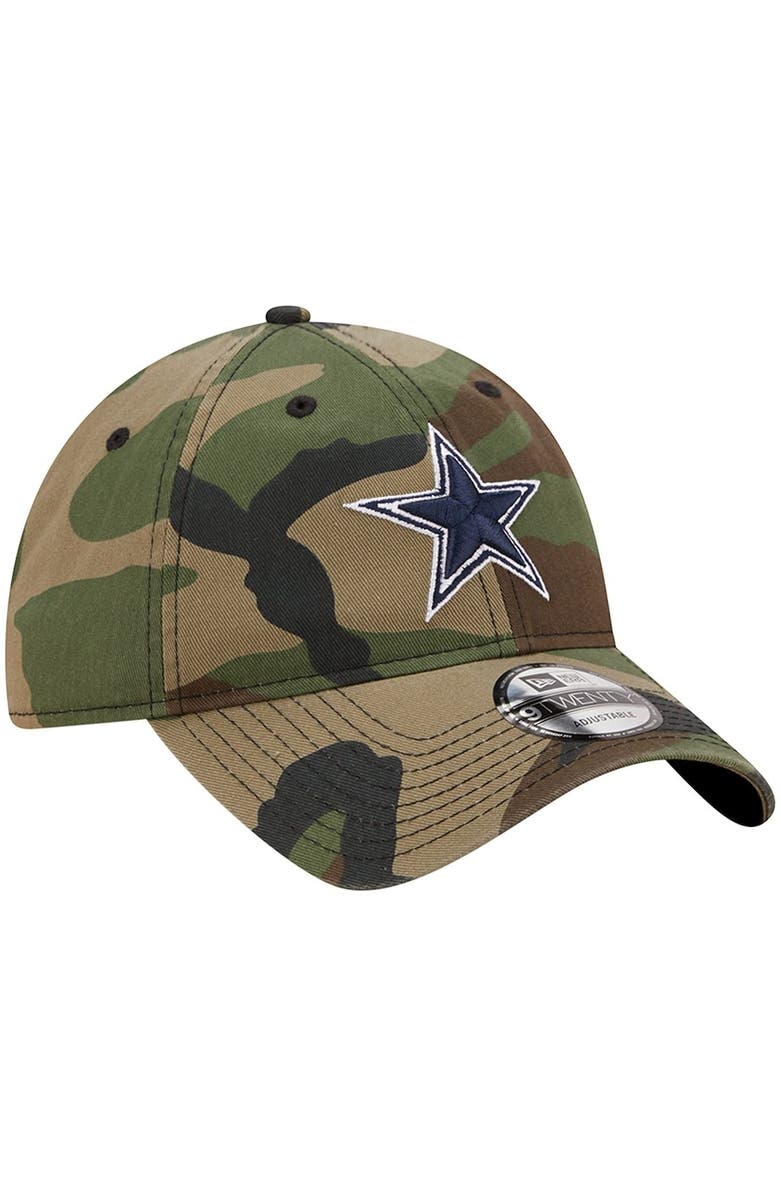 New Era Men's New Era Camo Dallas Cowboys Team Core Classic 2.0 9TWENTY Adjustable Hat, Alternate, color,