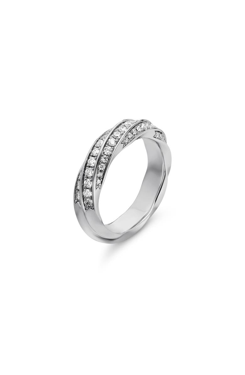 David Yurman Cable Edge Band Ring, Alternate, color, Sterling Silver Recycled