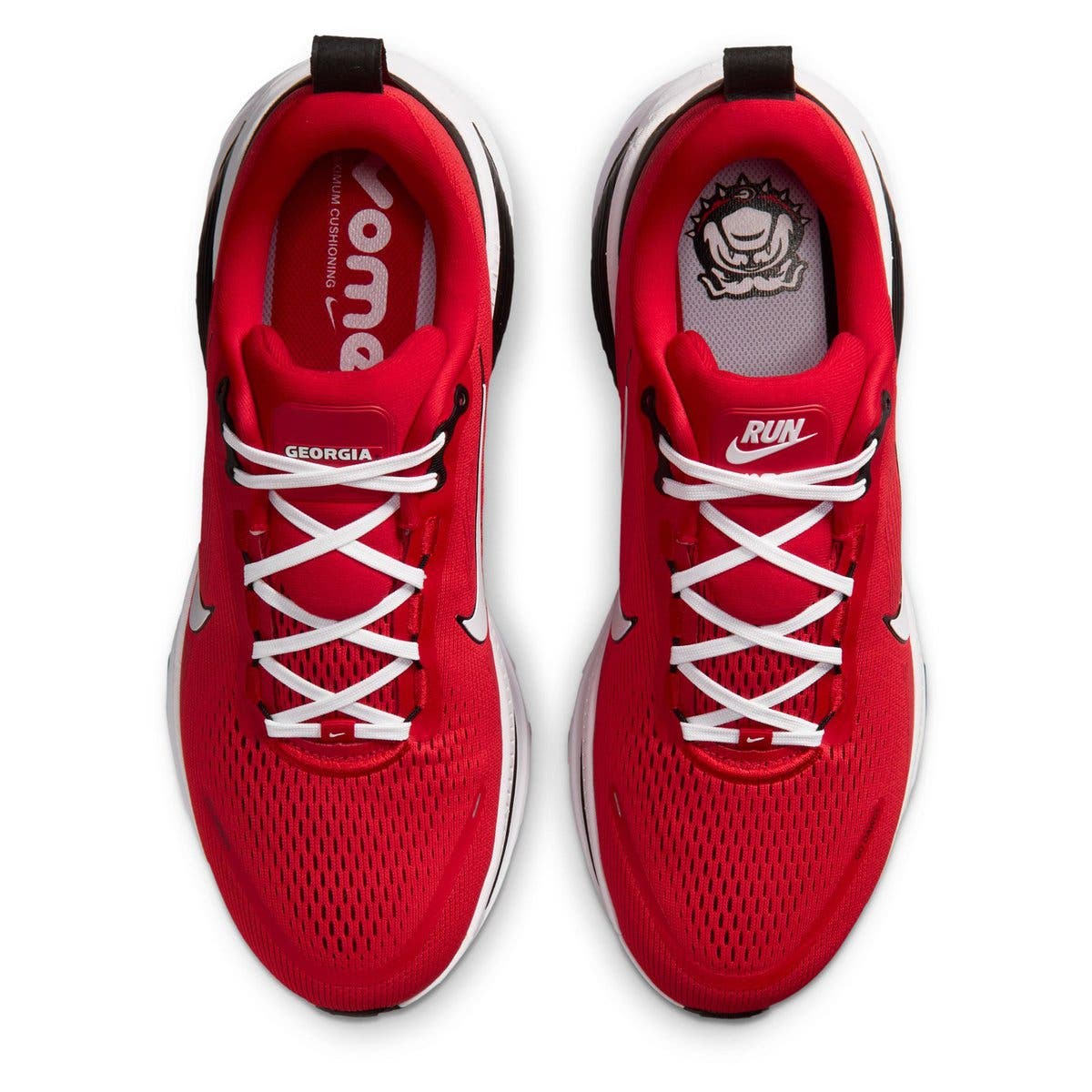Men's Nike Georgia Bulldogs Vomero 18 Running Shoes, Alternate, color, Red