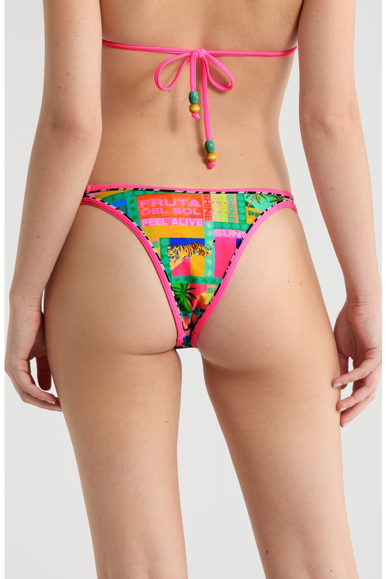 Double Bind Strappy Bikini Bottoms, Alternate, color, SUN HONEY