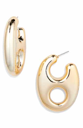 Tasha Link Hoop Earrings