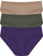 Natori Bliss 3-Pack Cotton Blend Briefs