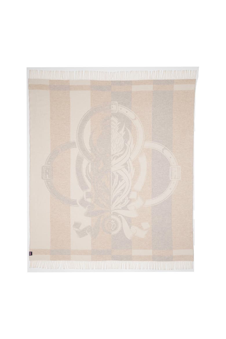Thistle Reign Reversible Throw, Main, color, Beige