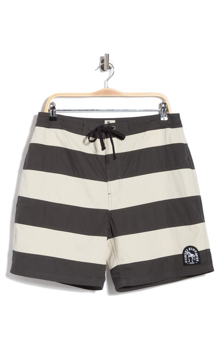 RVCA Main Tower Swim Trunks, Main, color, Pirate Black