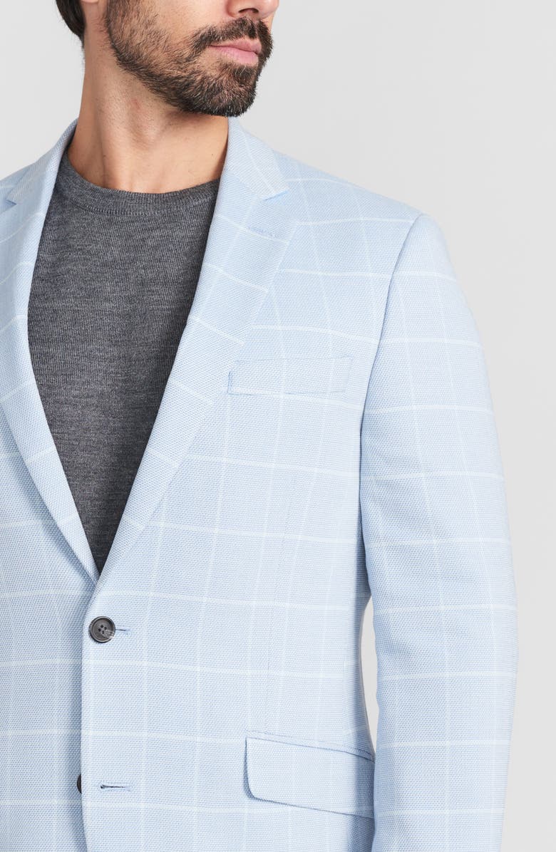 SAVILE ROW CO Windowpane Sport Coat, Alternate, color, Blue