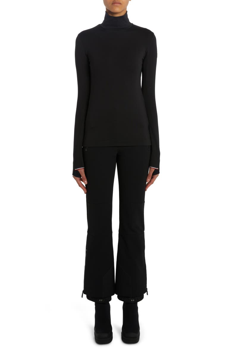 Moncler Grenoble Crop Flare Active Pants, Alternate, color, 