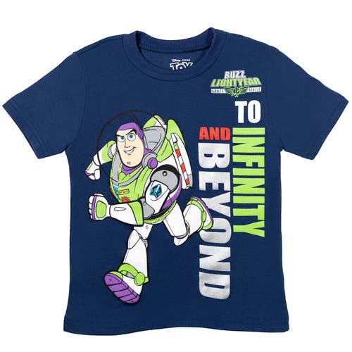 Disney Toy Story Buzz Lightyear T-shirt & Mesh Shorts Set In Multi