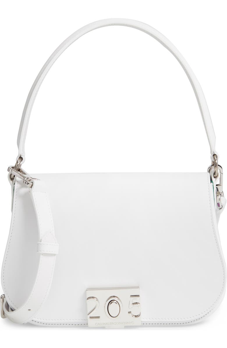CALVIN KLEIN 205W39NYC Bonnie Leather Shoulder Bag, Main, color,