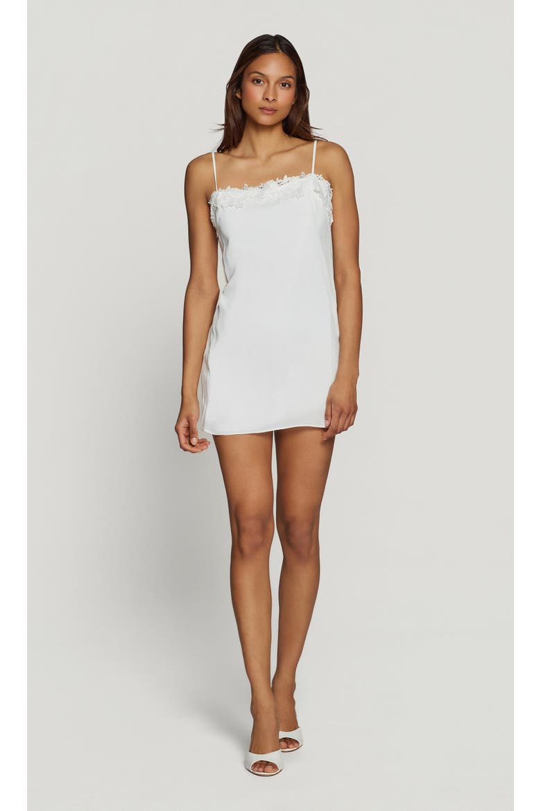 Elle Lace Combo Cami Dress, Alternate, color, White