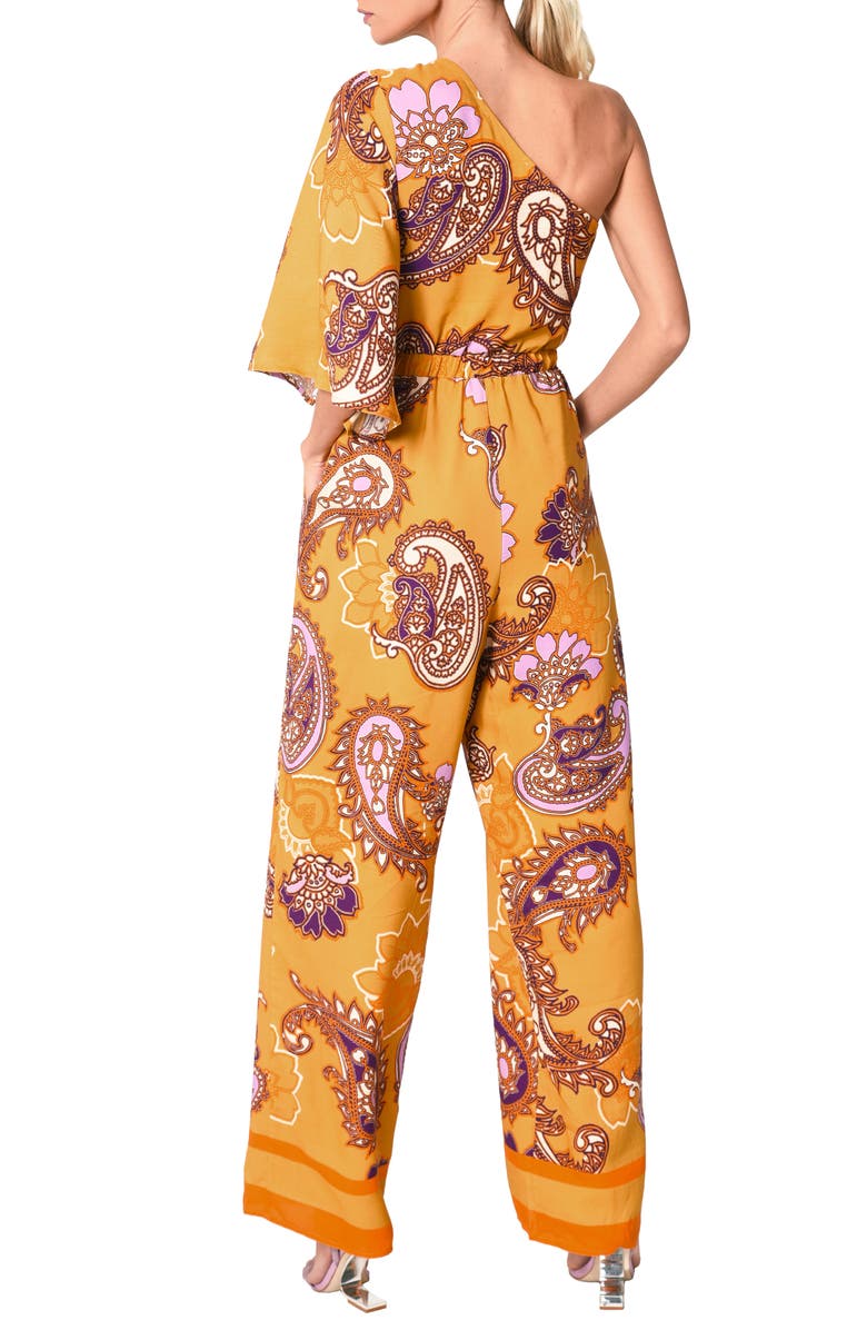 CIEBON Amani One Shoulder Jumpsuit, Alternate, color, 