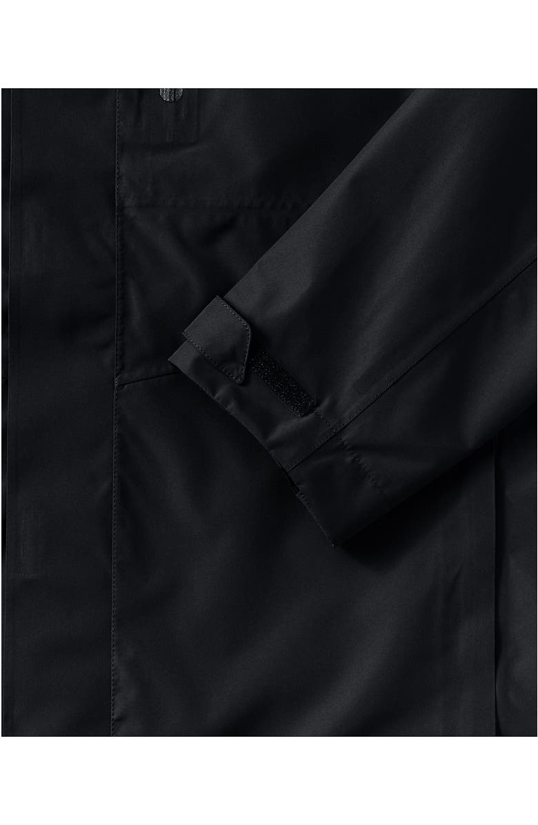 Lands' End Waterproof Rain Jacket, Alternate, color, Black