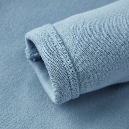 Milkbarn Brushed Zipper Pajama In Gray