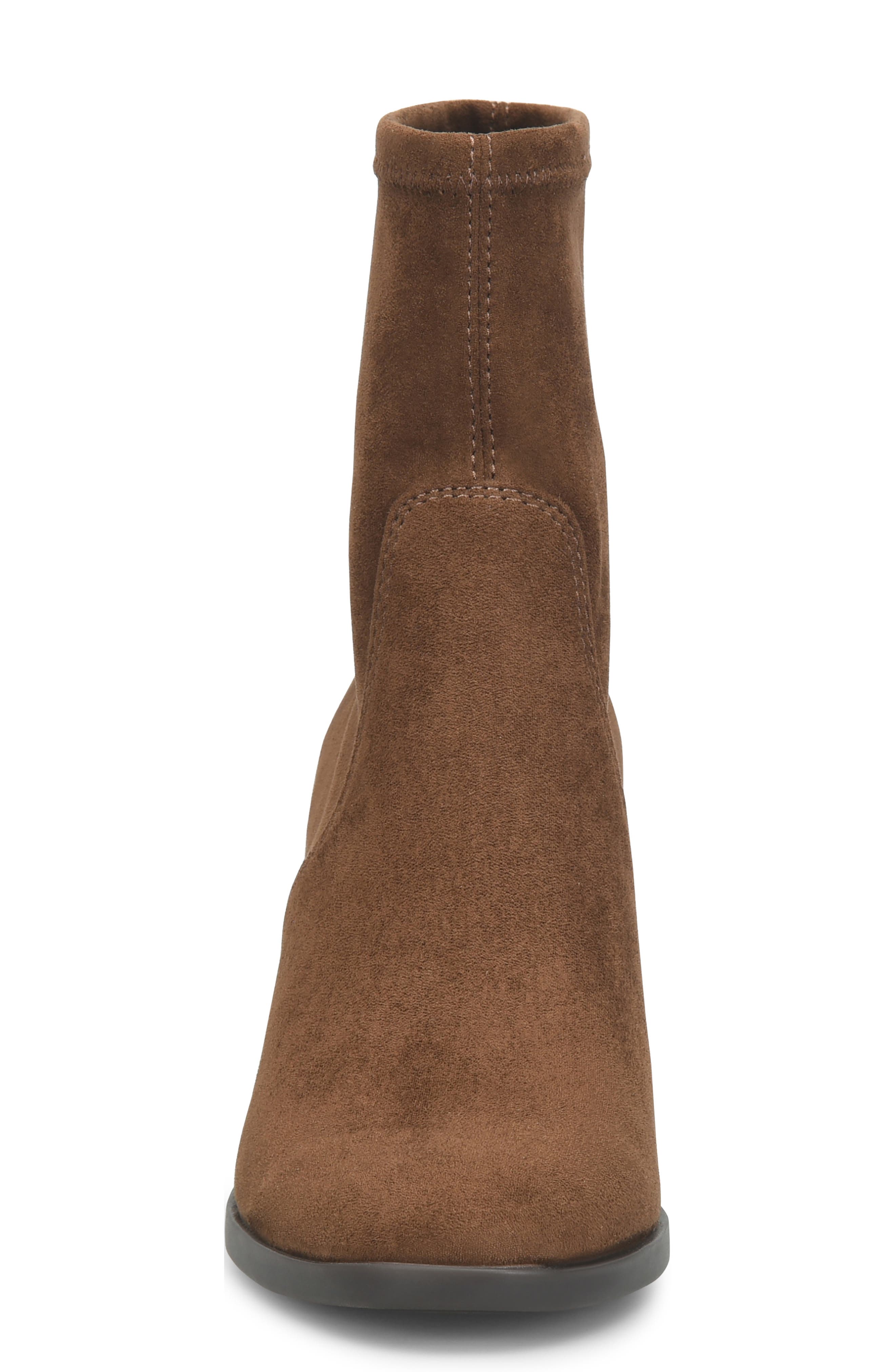 Eloise Bootie, Alternate, color, BROWN SUEDE