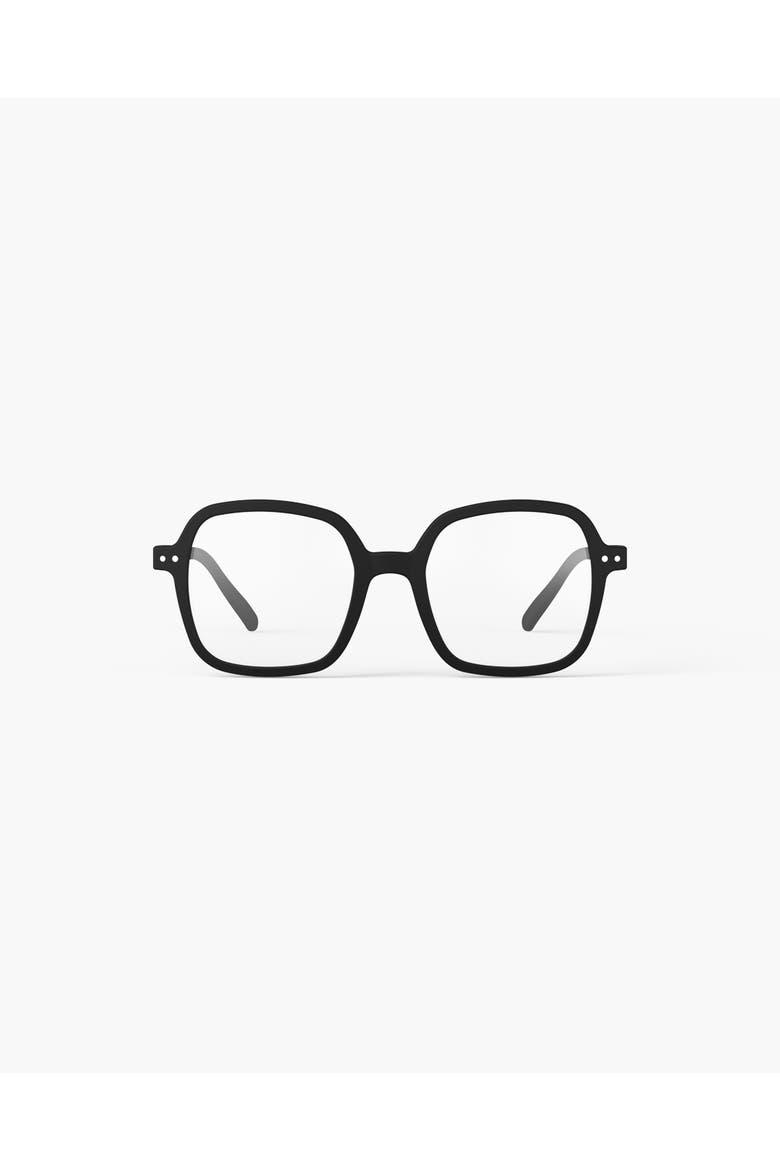 Office 52mm Square Reading Glasses, Main, color, Black