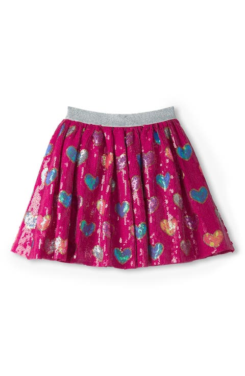 Kids' Busted Hearts Sequin Skirt (Toddler, Little Kid & Big Kid)