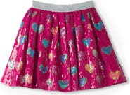 Hatley Kids' Busted Hearts Sequin Skirt