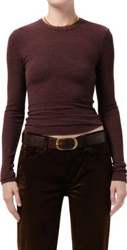 Citizens of Humanity Bina Ribbed Crewneck T-Shirt