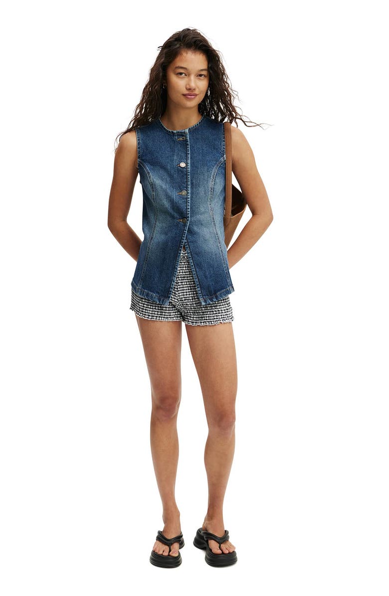 Cotton On Women's Sienna Denim Vest, Alternate, color, 
