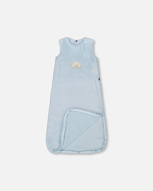 Deux Par Deux Baby Boy Plush Sleep Sack In Blue