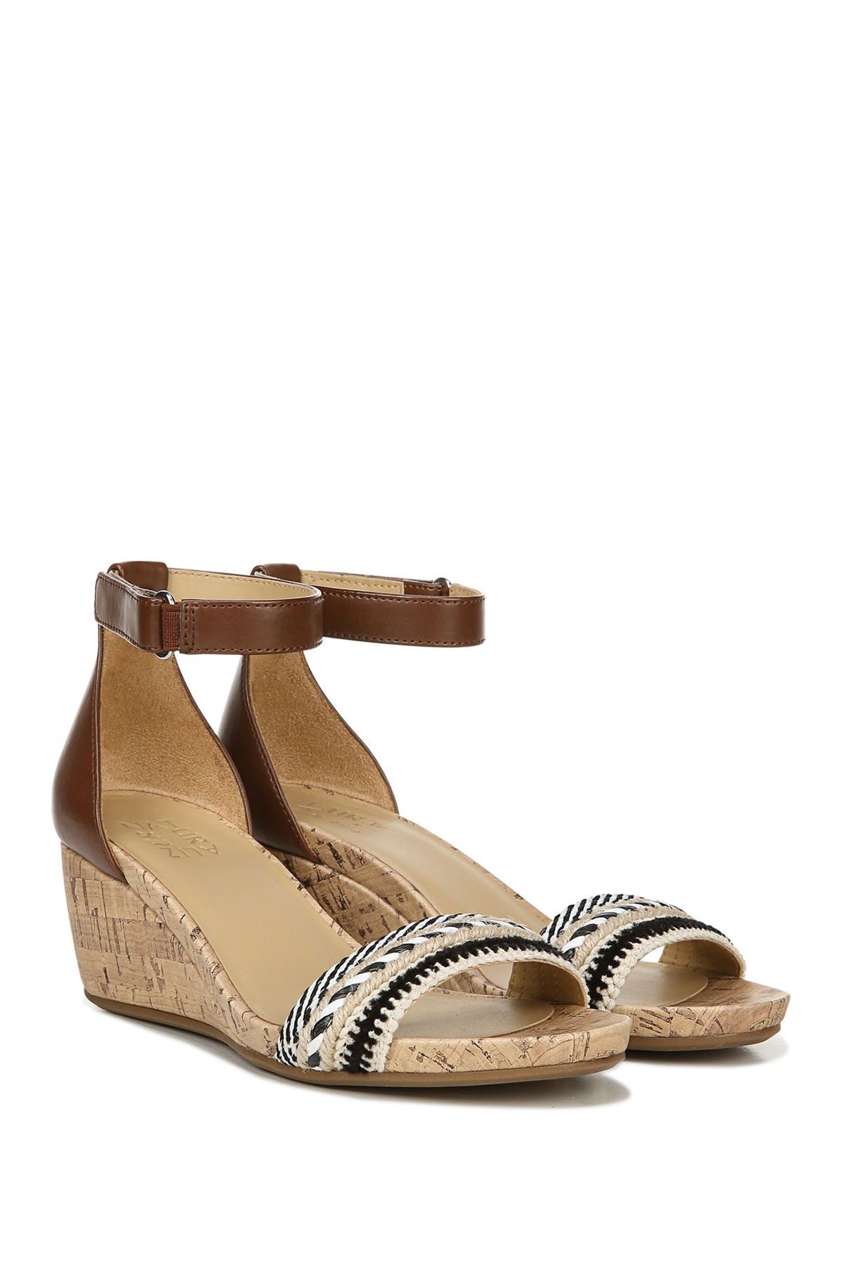 Naturalizer Areda Wedge Sandal - Wide Width Available, Alternate, color, 