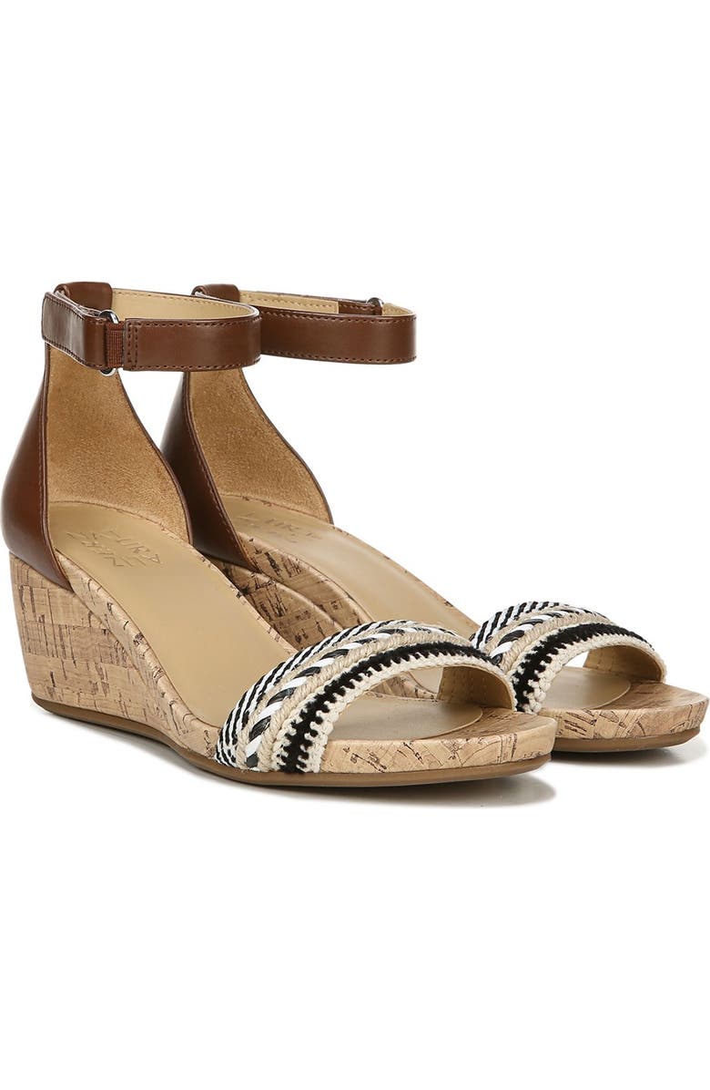 Naturalizer Areda Wedge Sandal - Wide Width Available, Alternate, color,