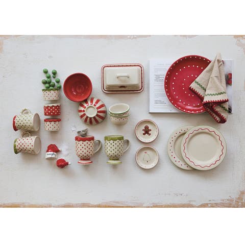 Artisan Dot Stoneware Plate