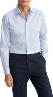 Eton Contemporary Fit Cotton Twill Dress Shirt