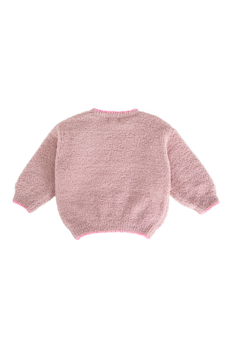 High Pile Fleece Recycled Polyester Sweater, Alternate, color, ASH ROSE