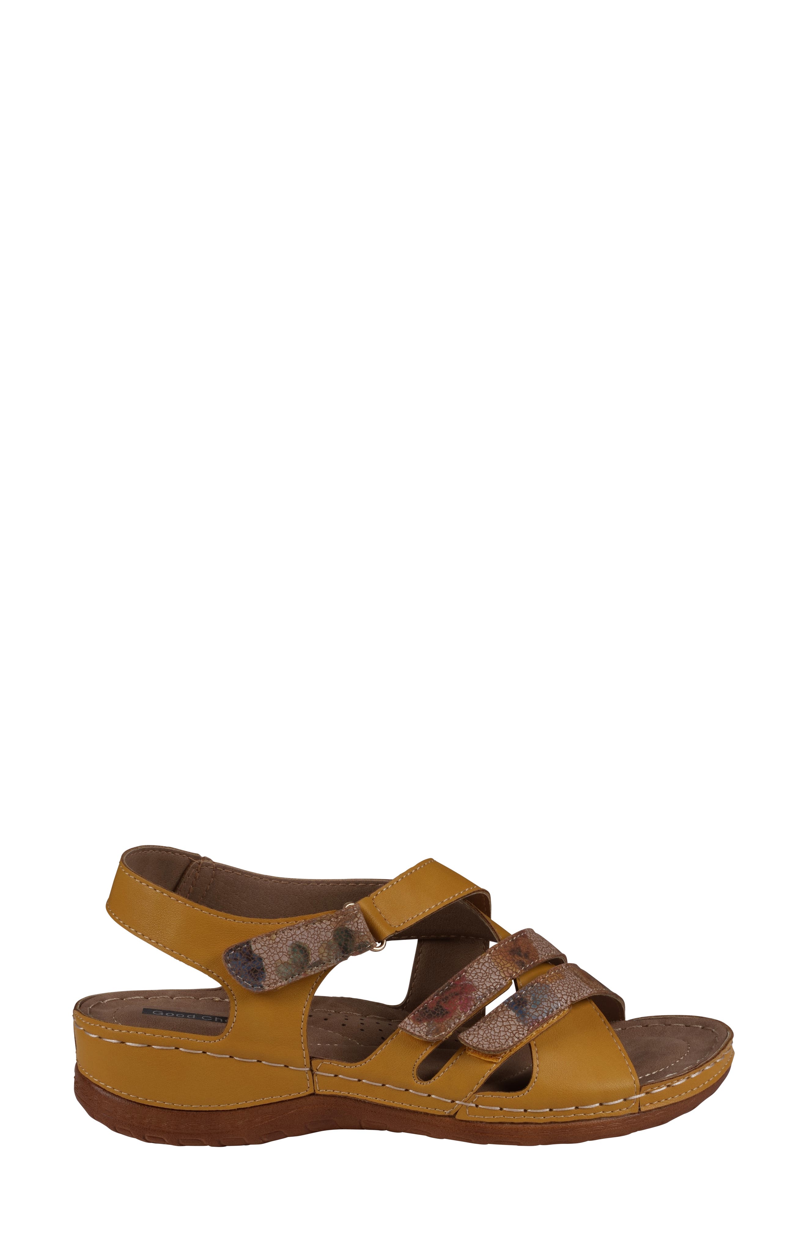 GOOD CHOICE NEW YORK Dalary Ankle Strap Sandal, Alternate, color, Yellow