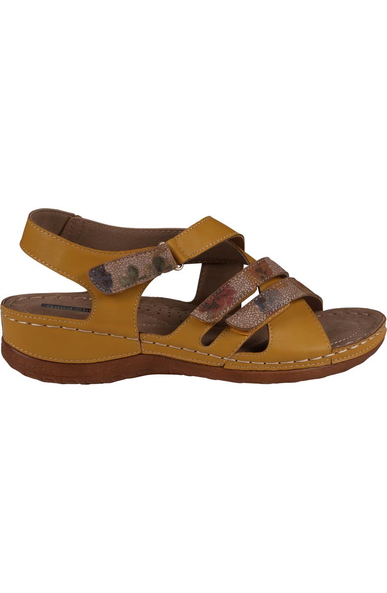 GOOD CHOICE NEW YORK Dalary Ankle Strap Sandal, Alternate, color, Yellow