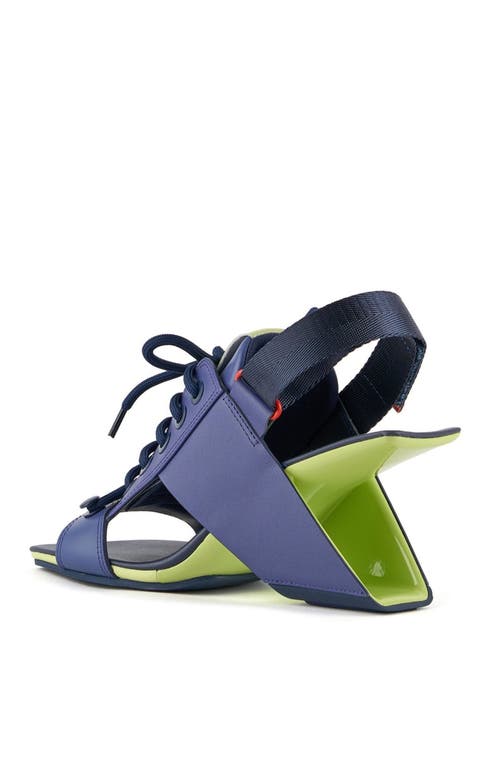 United Nude Loop Sporty Hi Sandal In Blue