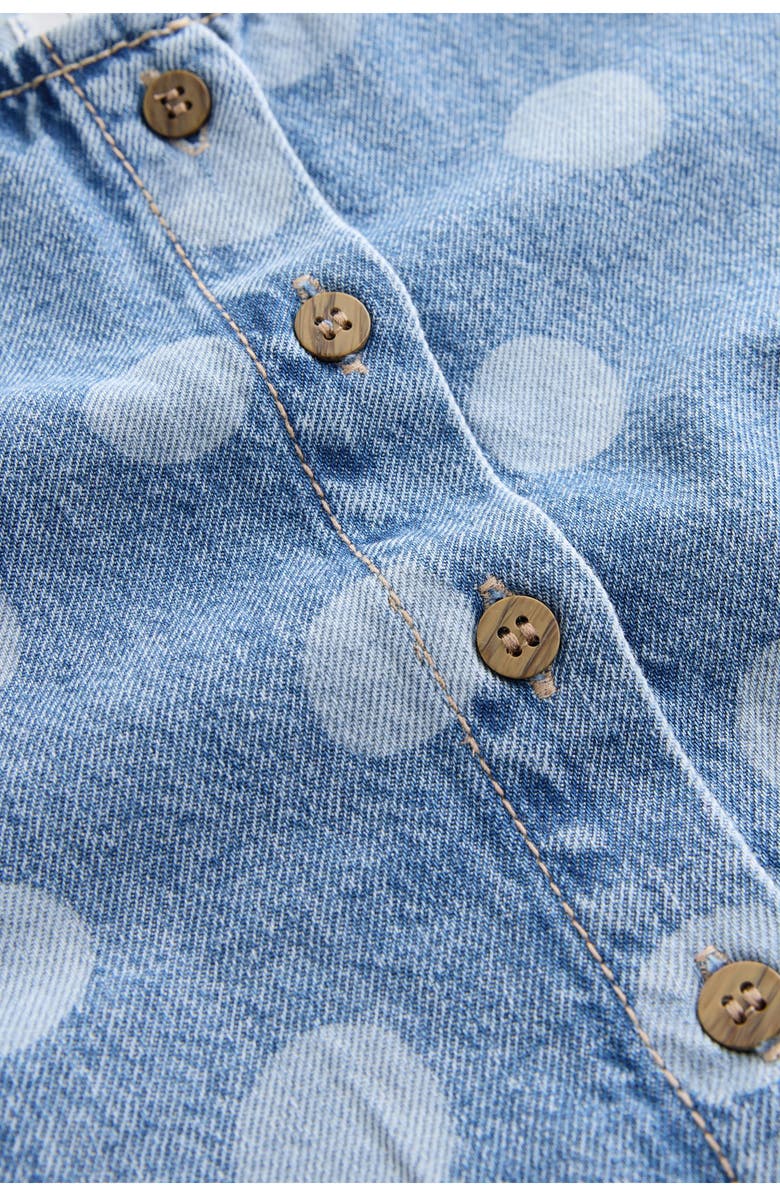 NEXT Kids' Polka Dot Tank & Denim Shorts Set, Alternate, color, Blue