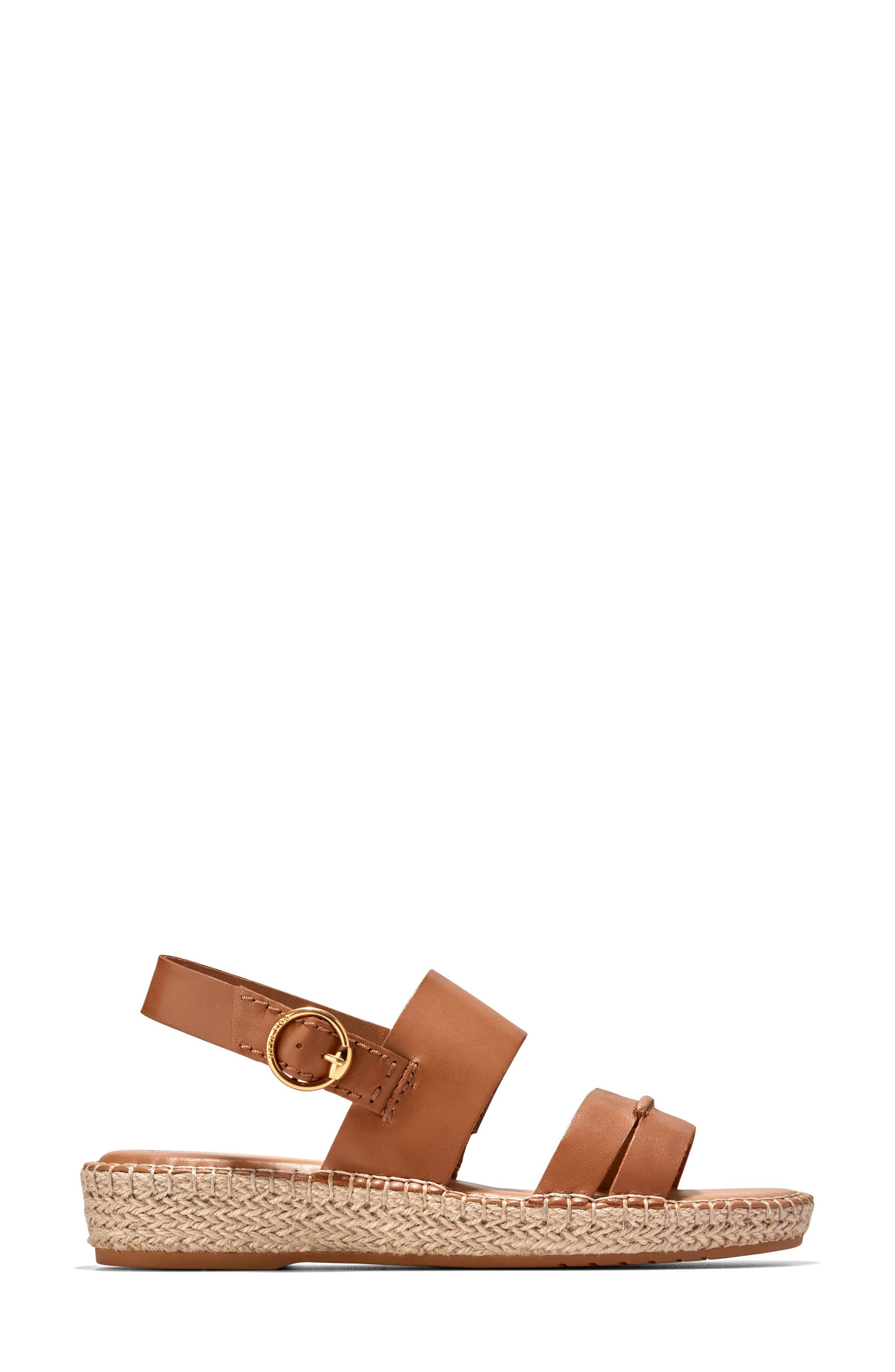 Cloudfeel Tilden Sandal, Alternate, color, PECAN LEATHER