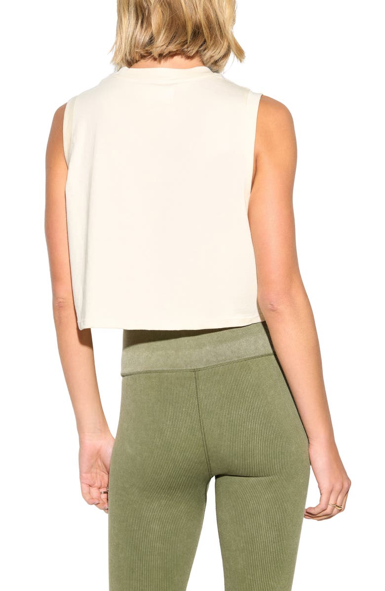 Spiritual Gangster Free Mind Spirit Graphic Crop Tank, Alternate, color, Canvas