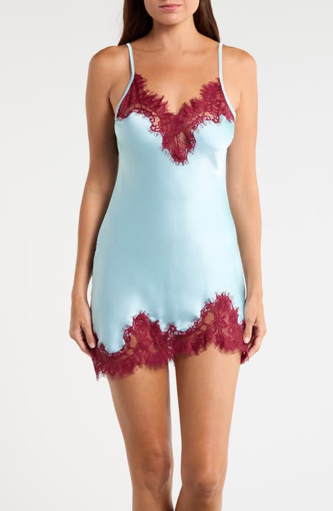 Lace Trim Mini Slip