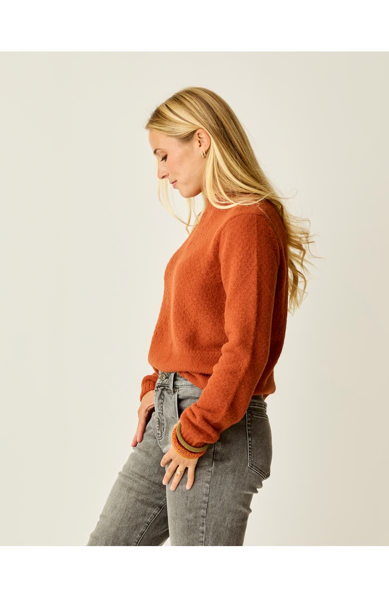 Carve Designs Monroe Stitched Sweater, Alternate, color, Copper