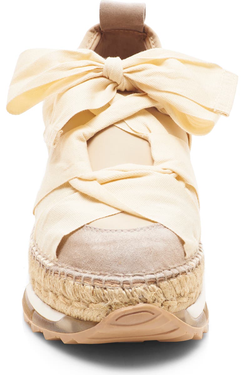 Free People Chapmin Espadrille Sneaker, Alternate, color, Ivory